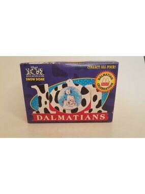 Vintage 1996 McDonalds 101 DALMATIANS Snow Globe Dalmatian Celebration